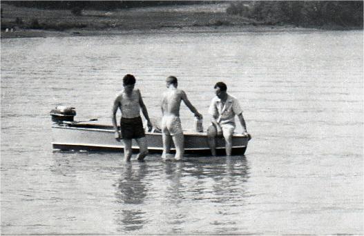 Home Built Boat on High Rock Lake